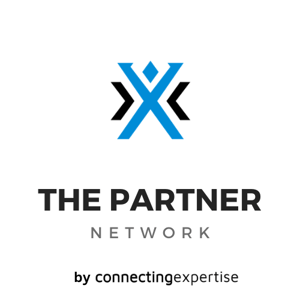 The partner network logo black