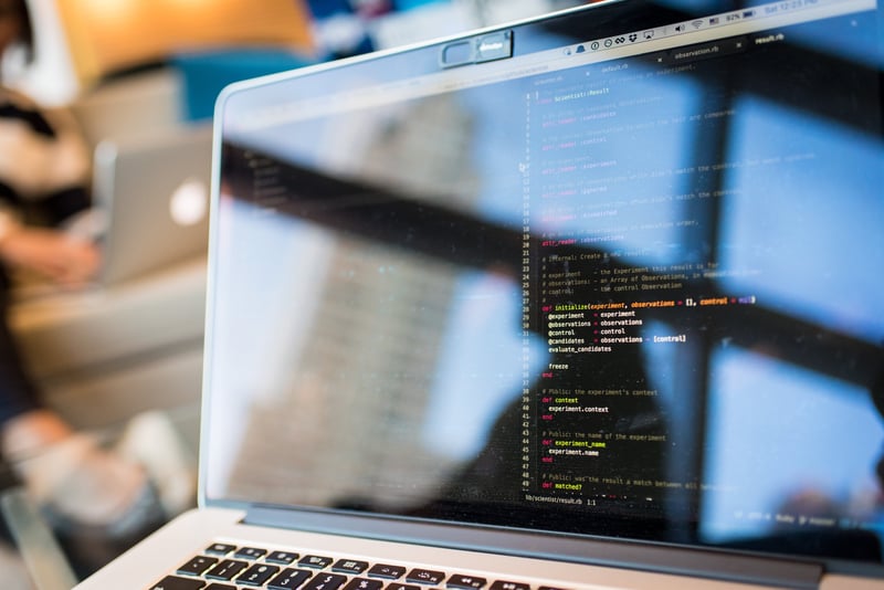 Code javascript on macbook